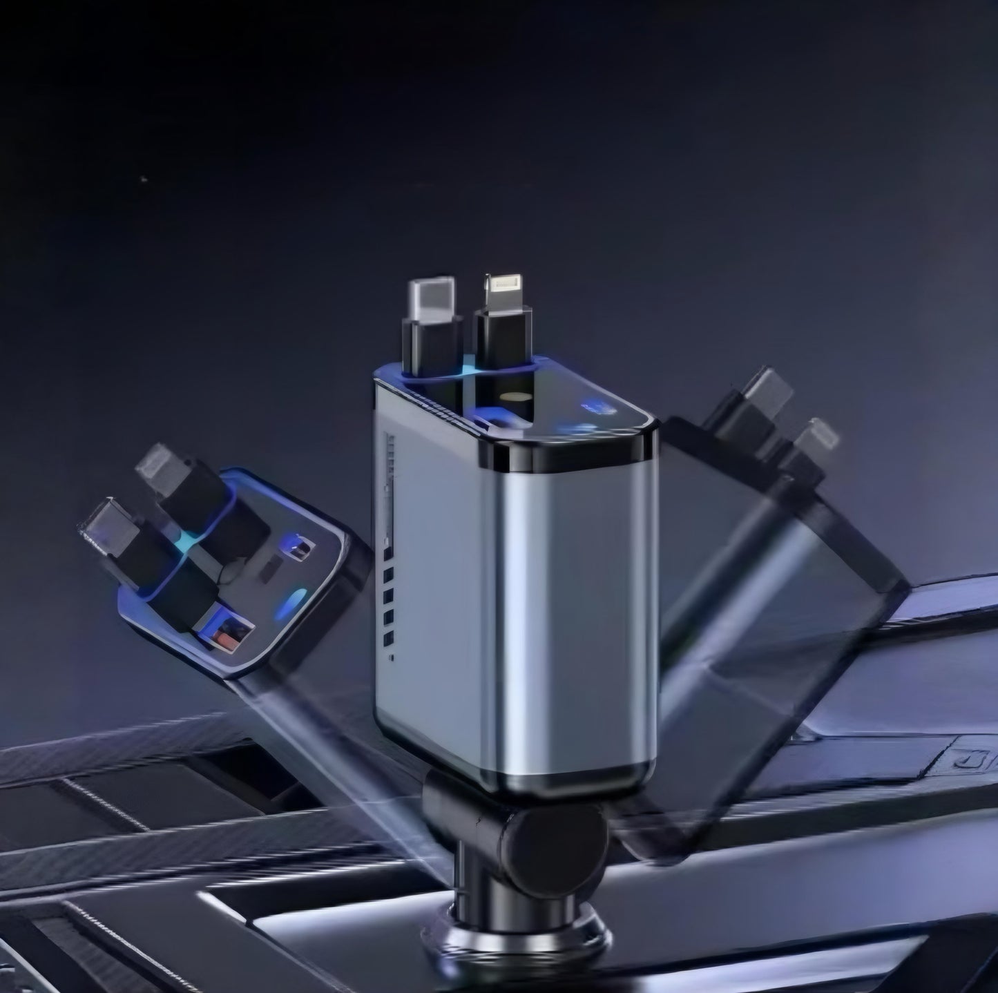 Chargeur voiture double port USB & Type-C